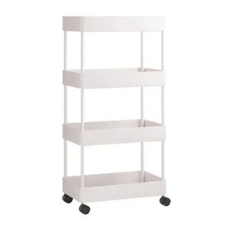 A150 Storage Rack White Independent Multi-layer Rolling Sliding Balcony Multi-layer Vegetable Planting Artifact
