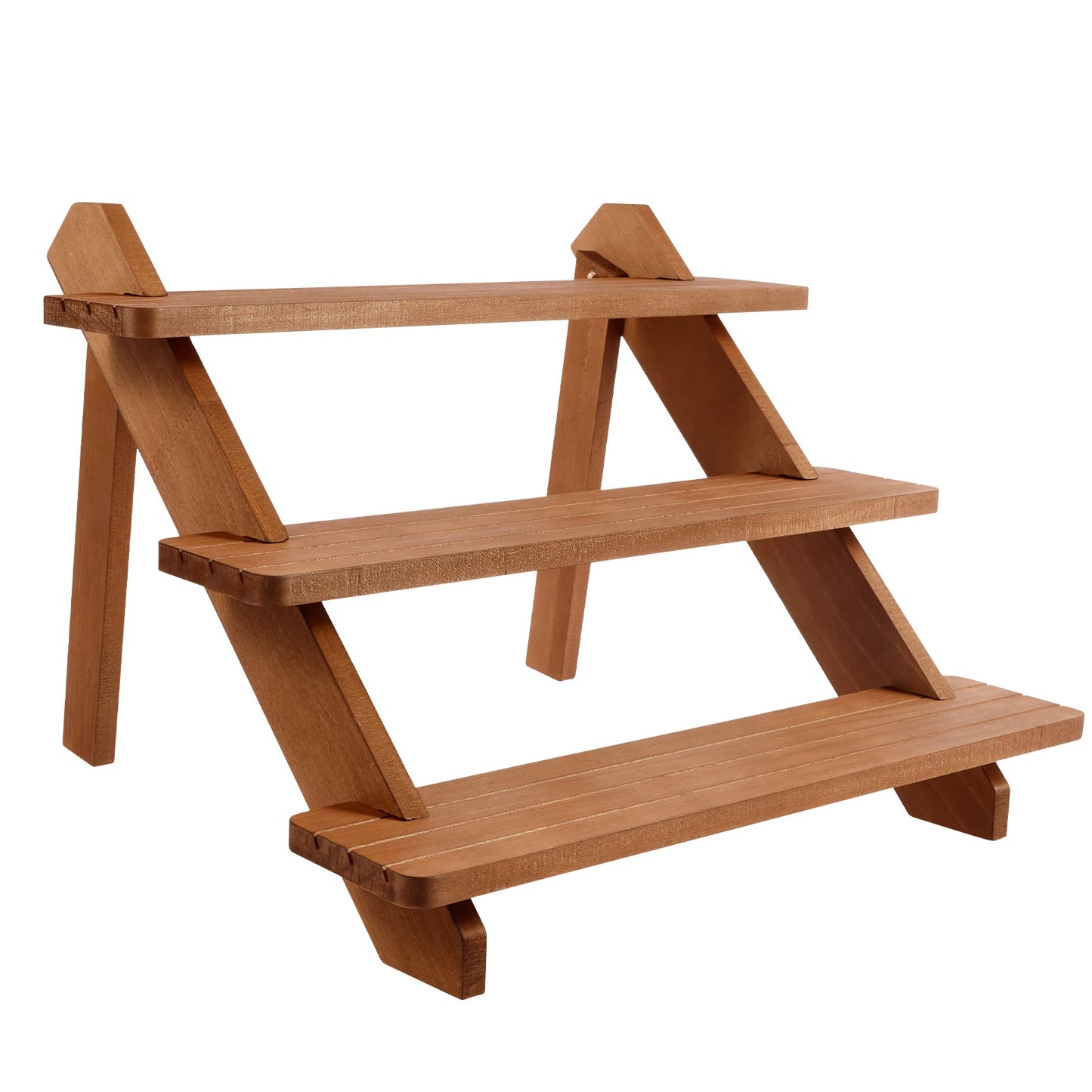 A48 Wooden Display Stand Stand Small Figurine Storage Rack