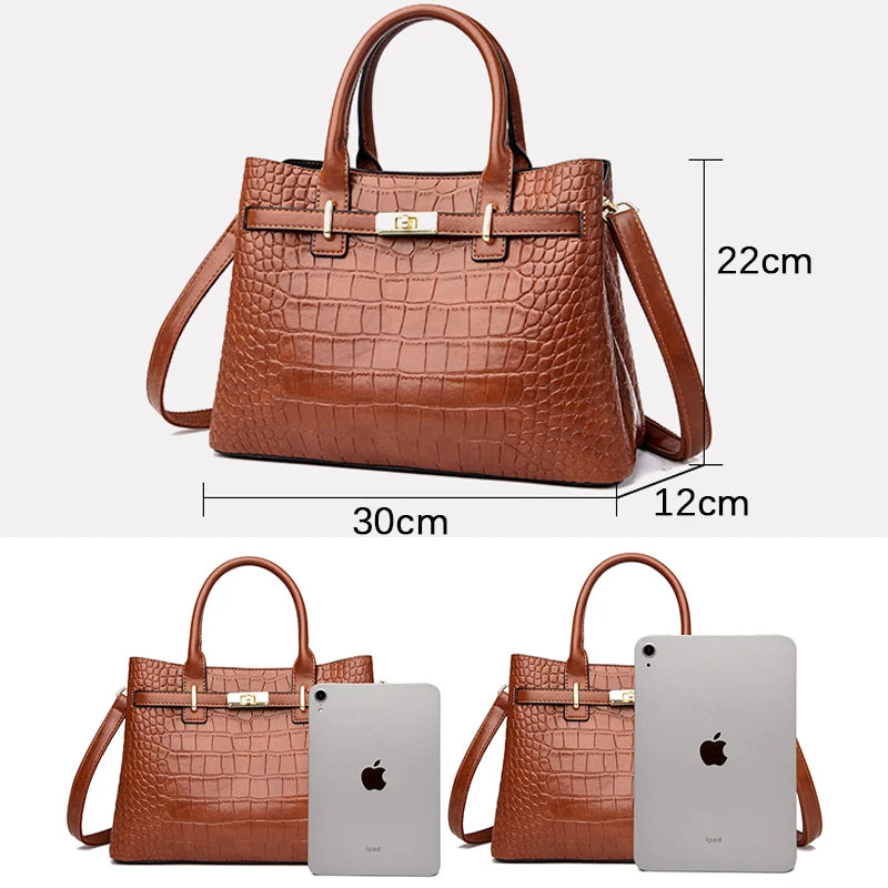 A95 Soft Leather Handbags Designer  Shoulder Bag