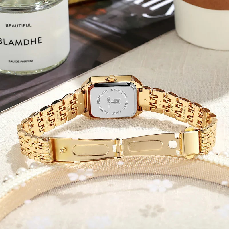 C98 Stainless Steel Strap Watch Women Luxury Gift Quartz Watch