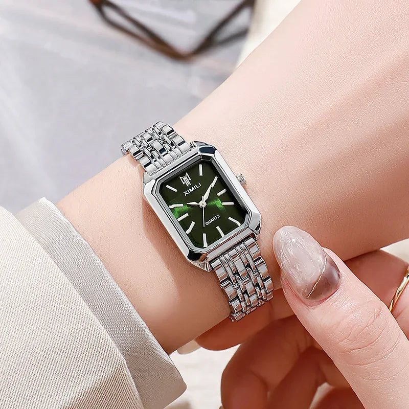 C98 Stainless Steel Strap Watch Women Luxury Gift Quartz Watch