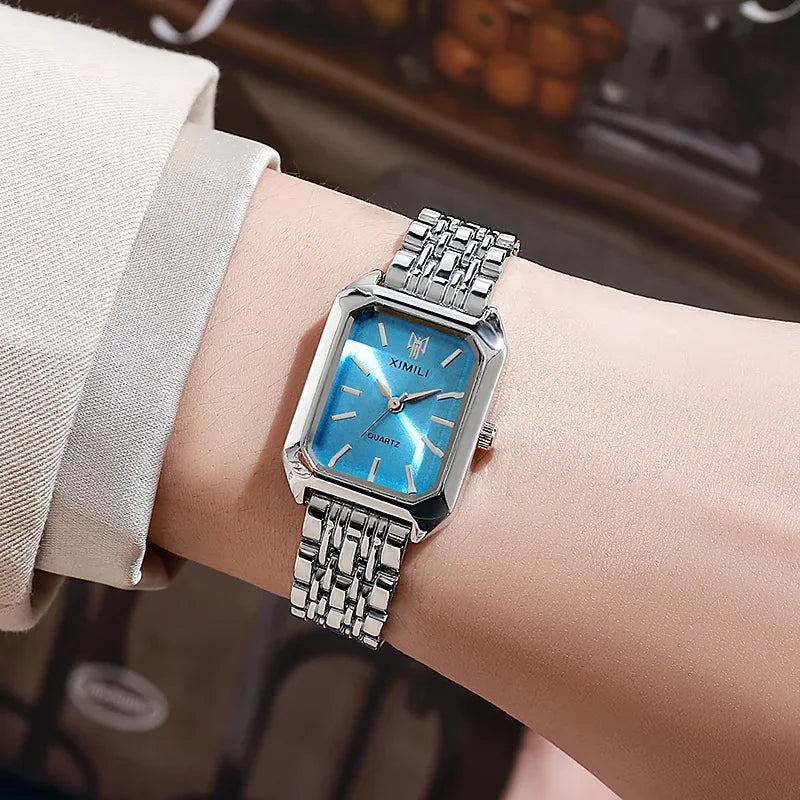 C98 Stainless Steel Strap Watch Women Luxury Gift Quartz Watch