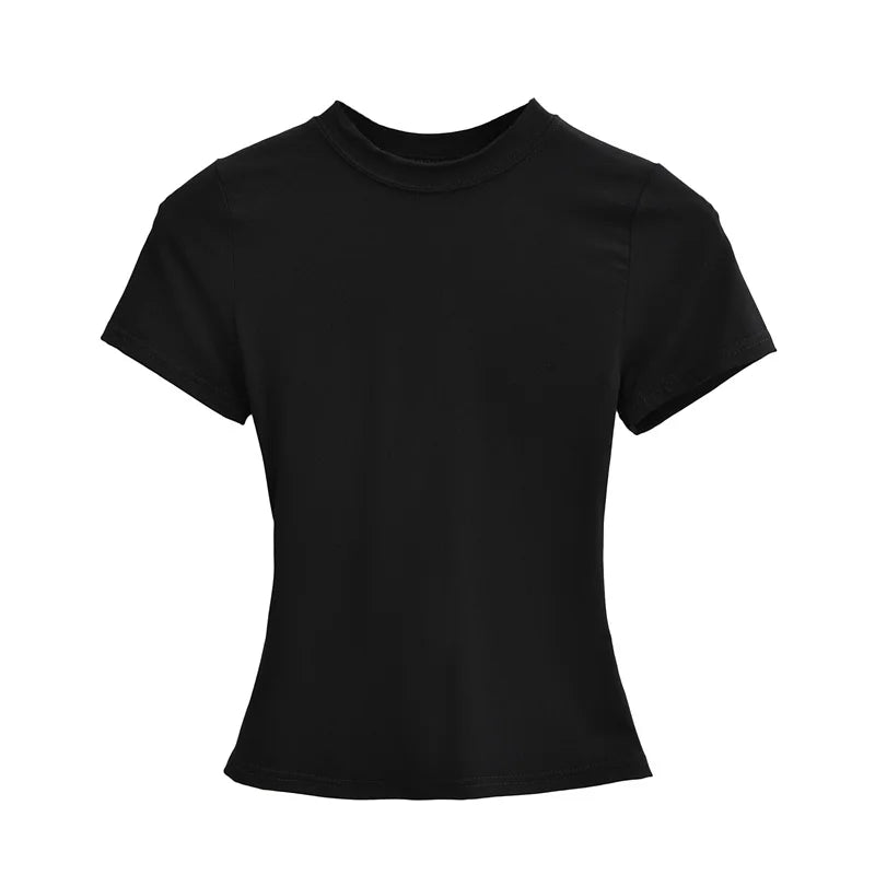 W30 New High Quality Casual T shirt Sexy Slim Short Sleeves