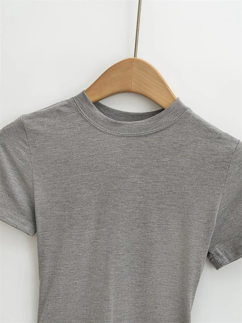 W30 New High Quality Casual T shirt Sexy Slim Short Sleeves