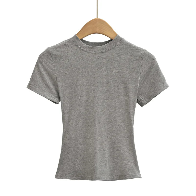 W30 New High Quality Casual T shirt Sexy Slim Short Sleeves