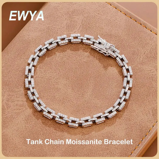 E20 for Women Party Wedding Fine Jewelry Sterling Silver Diamond Bracelets