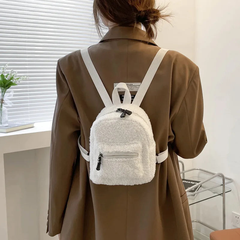 A40 Female Backpack Mini Shoulder Bag Winter New