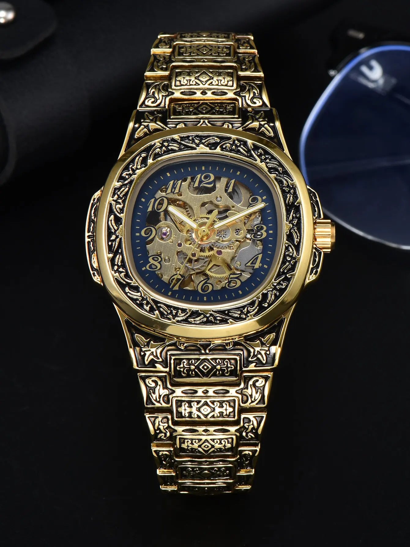 C125 Automatic watch vintage mechanical watch luxury alloy waterproof skeleton