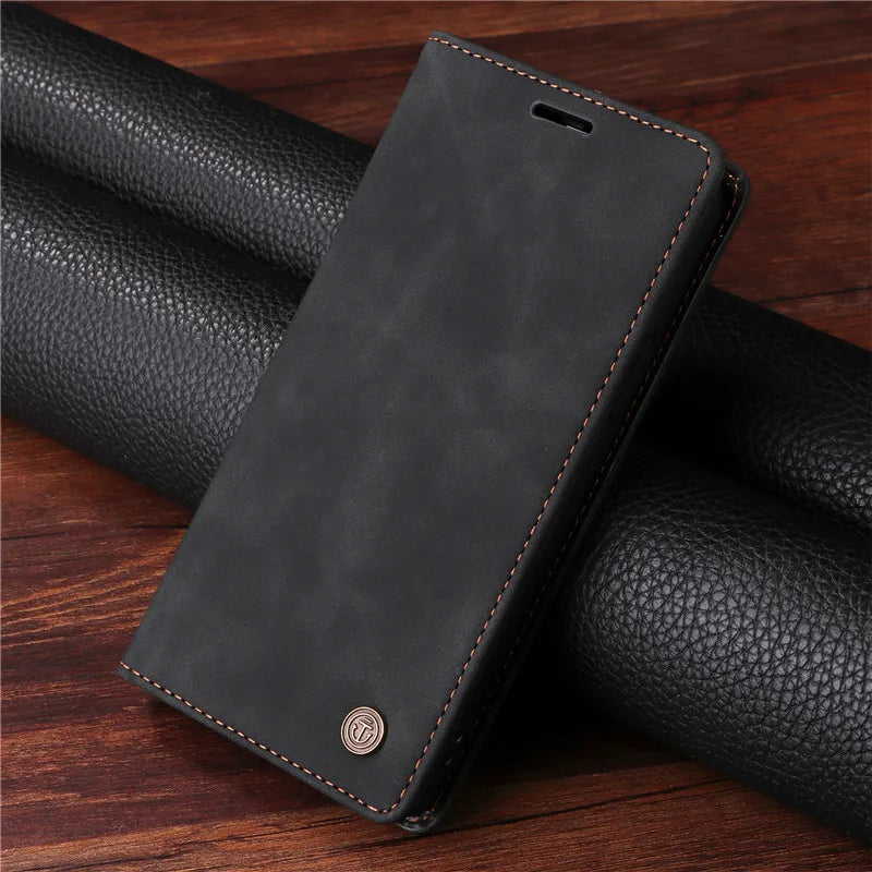 B16 Flip Case For iPhone 16 Pro 15 14 Plus 13 Pro 11 12 Pro MAX X XS XR 6 6S 7 8 Plus Holder Wallet Stand Phone Bags Cover