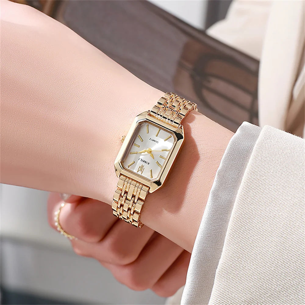 C240 Luxury ladies fashion quartz watch gold plated ladies watch business