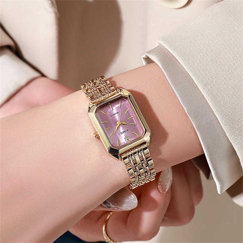 C240 Luxury ladies fashion quartz watch gold plated ladies watch business