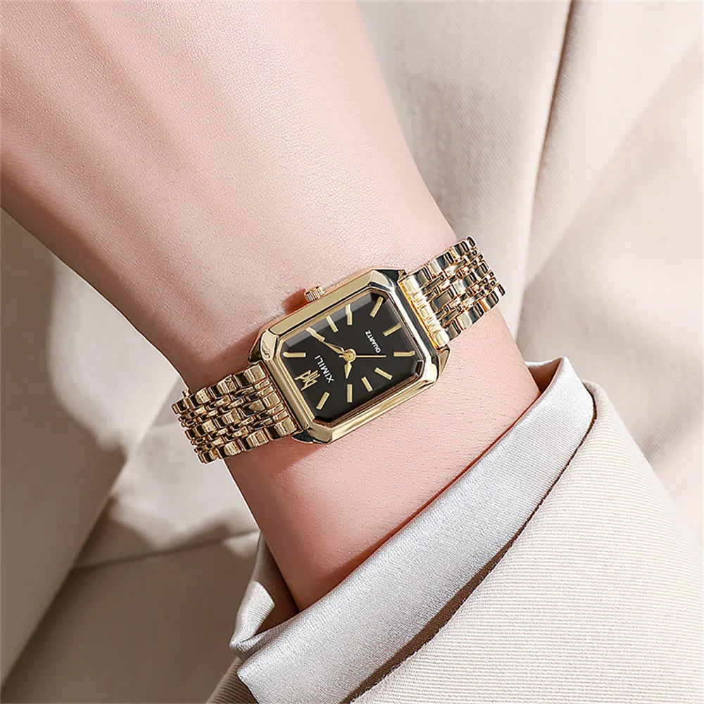 C240 Luxury ladies fashion quartz watch gold plated ladies watch business