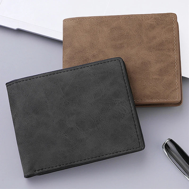 A27 Genuine leather wallet small purse design dollar price top quality men's thin wallet