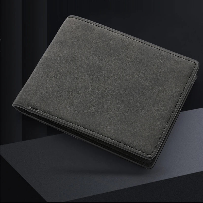 A27 Genuine leather wallet small purse design dollar price top quality men's thin wallet