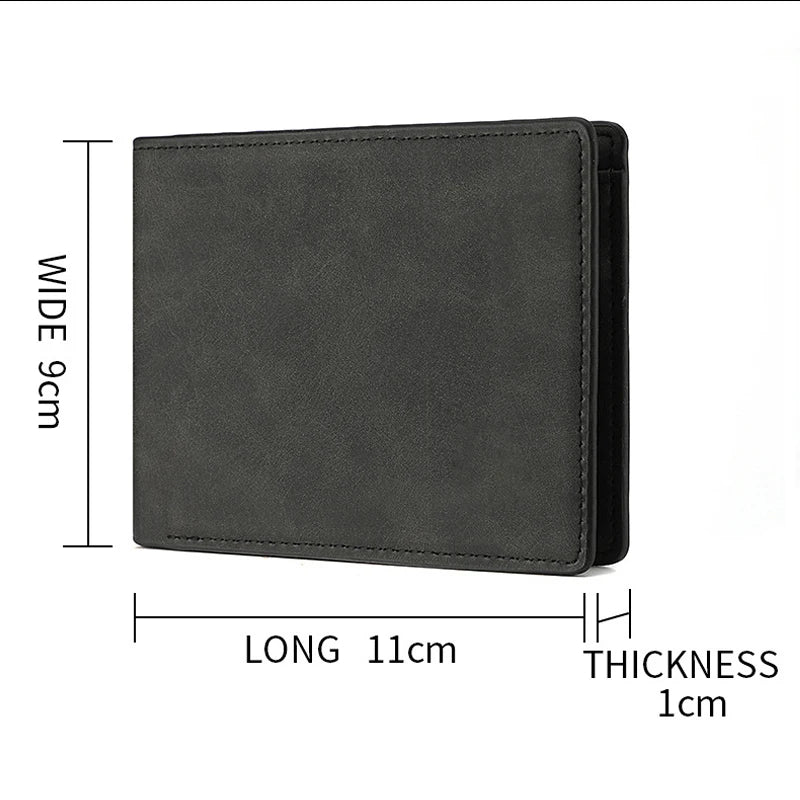 A27 Genuine leather wallet small purse design dollar price top quality men's thin wallet