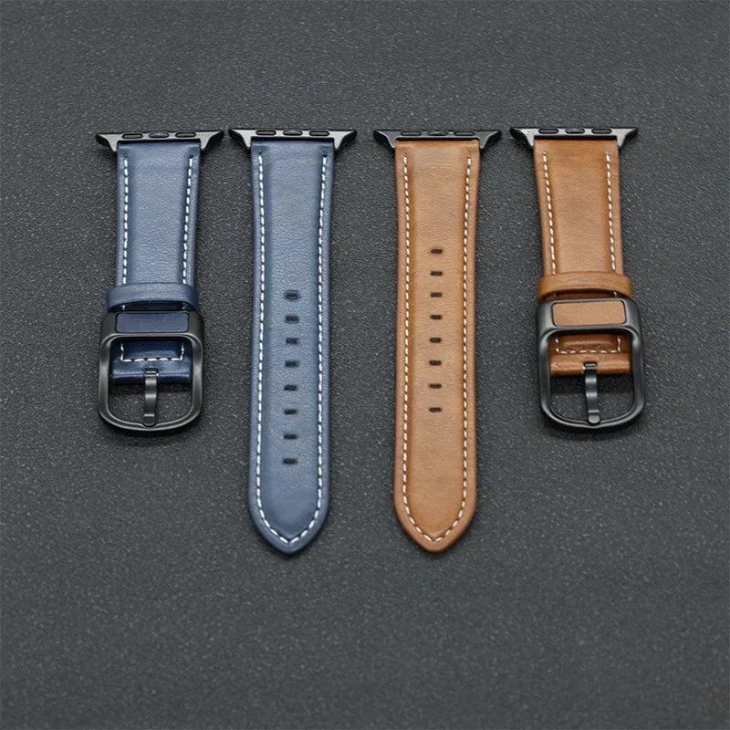 M13 PU Leather strap For Apple watch band 44mm 45mm 41mm 40mm 42mm 46mm correa bracelet iWatch series 4 5 6 SE 7 8 9 10 ultra/2 49mm