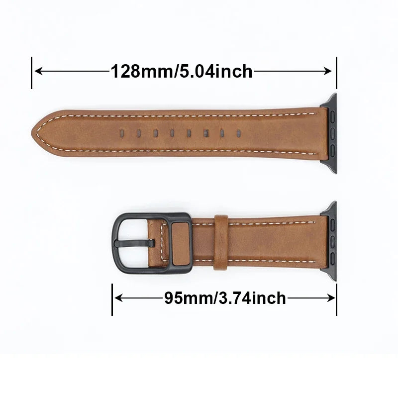 M13 PU Leather strap For Apple watch band 44mm 45mm 41mm 40mm 42mm 46mm correa bracelet iWatch series 4 5 6 SE 7 8 9 10 ultra/2 49mm