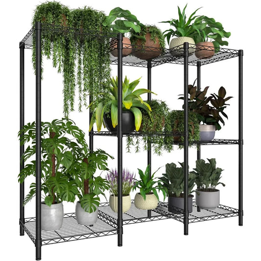 A100 8-layer plant stand, suitable for indoor and outdoor, multiple plant stands, adjustable plant stand
