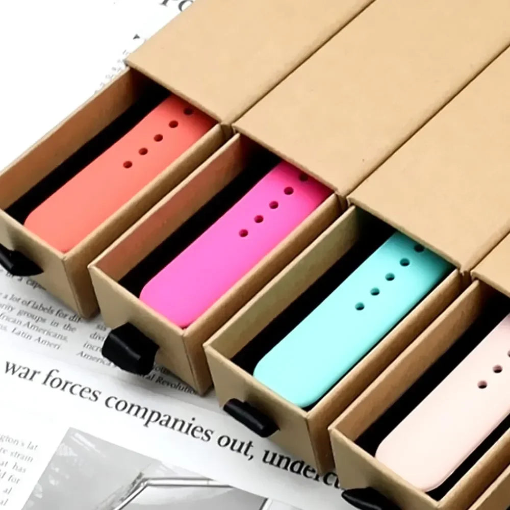 M11 Silicone Band For Apple Watch strap 44mm 45mm 40mm 41mm 42-38mm 45 mm sport bracelet iwatch series 8 7 6 5 4 3 SE 9 Ultra 2 49mm