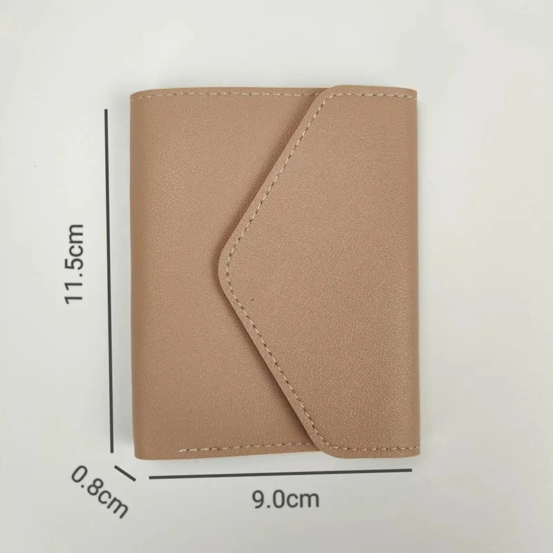 A25 Wallets for Women Small Hasp Girl Credit Card Holder for PU Leather Coin Purse Female Wallet Short Purses for Women Carteras